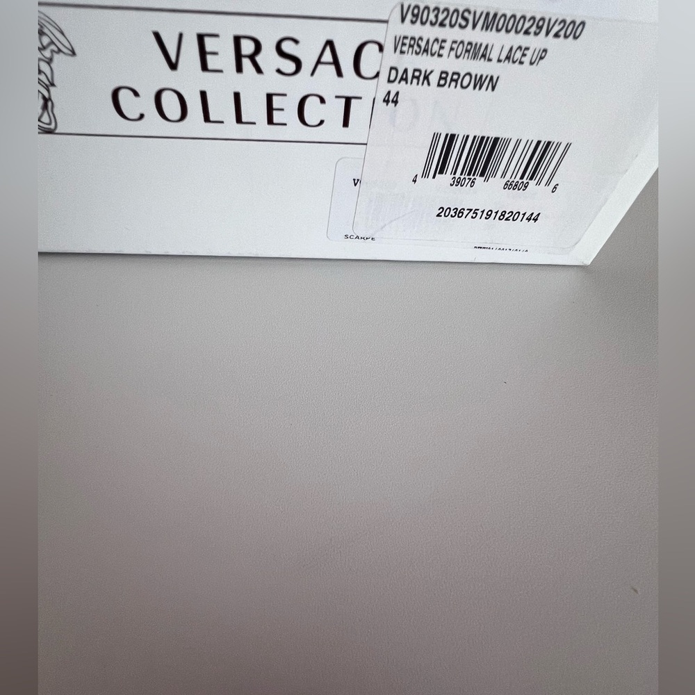 VERSACE Collection Men’s Dress Shoes New Size 44 US 12 - Picture 6 of 16